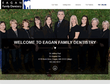 Tablet Screenshot of eaganfamilydentistry.com